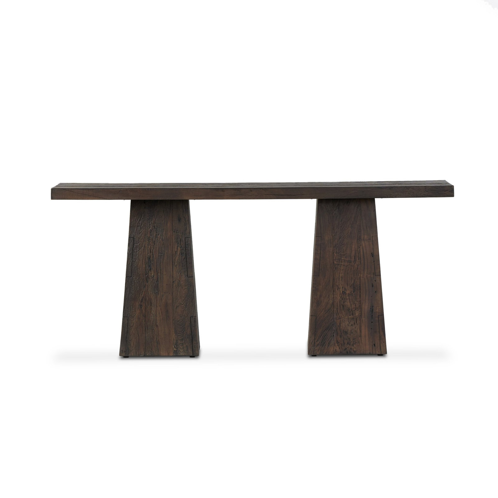 70'' Console Table, Smoked Alder
