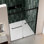 Porte de douche l 54 po x H 74 po