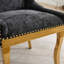 Chaises de salle à manger modernes en chenille-1307559420