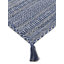 Azizi Striped Hand Woven Cotton Blue Rug-501834110