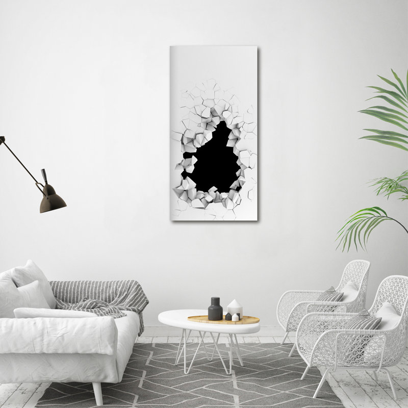 A Hole In The Wall - Wrapped Canvas Print