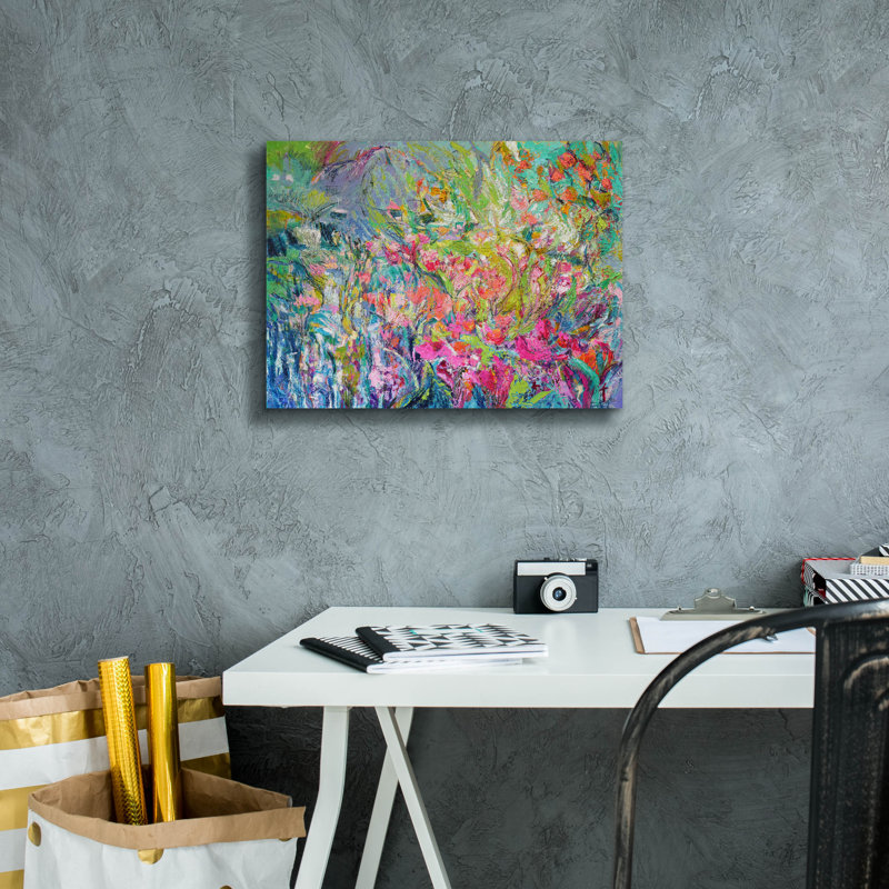 «Garden Of Light 3» par Dorothy Fagan, art mural sur toile, H 12 po x l 16 po