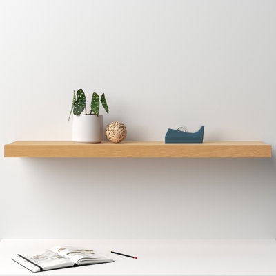 Tablette flottante en bois manufacturé Sherice