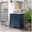 Meuble-lavabo moderne avec lavabo en céramique et tablettes réglables-188950669-188950670