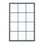 Paris Window Pane Framed Wall Mounted Accent Mirror