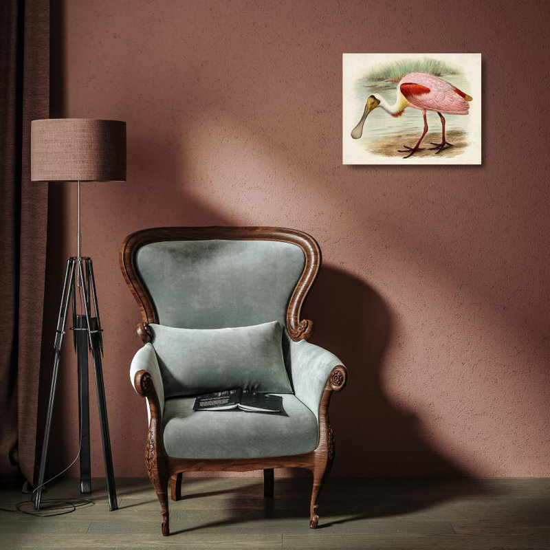 Art sur toile tendue Lark Manor ™ Inconnu: Roseat Spoonbills II 142336Z, H 15 po x l 18 po