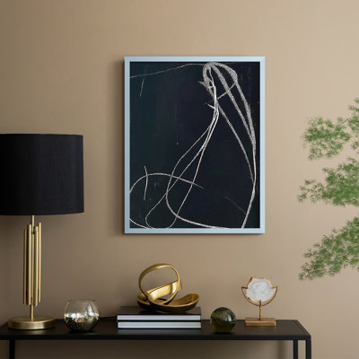 Série ABSTRACT DCxxxiv, reproduction encadrée - bois massif