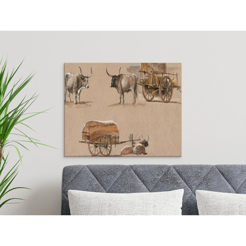 Robb Wrapped Canvas Print Set, 10x8