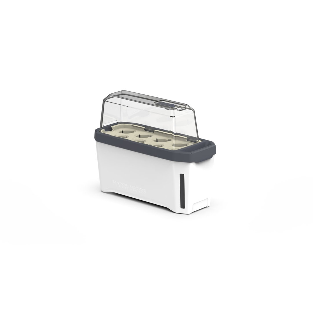 Harry Herbs 4-in-1 Planter Pot for Herbs, Removable lid, Self-watering, 0.5L water reservoir, 5L soil capacity