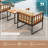 Raffield 2 - Person Outdoor Seating Group with Cushions