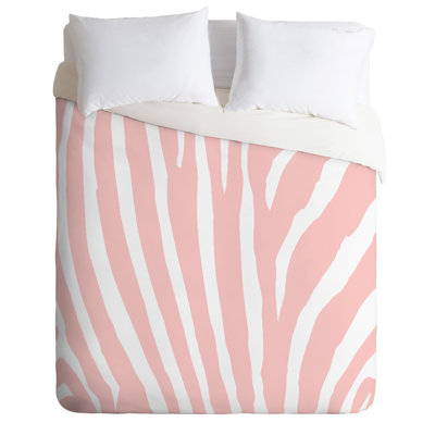Glam Polyester Animal Print Duvet Cover