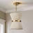 Claretta 2-Light Metal Single Pendant with Cotton Shade-2107560790