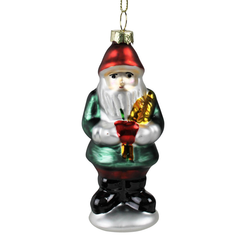 Ornement père Noël Harvest, verre