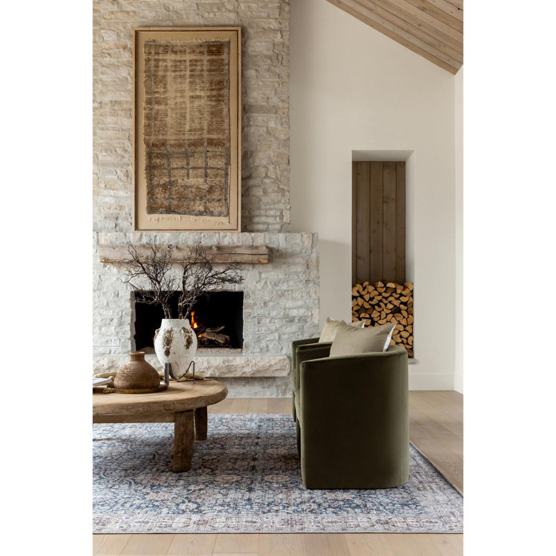 Vivir x Livabliss Mary Gray Area Rug, Rectangle 9'1" x 12'