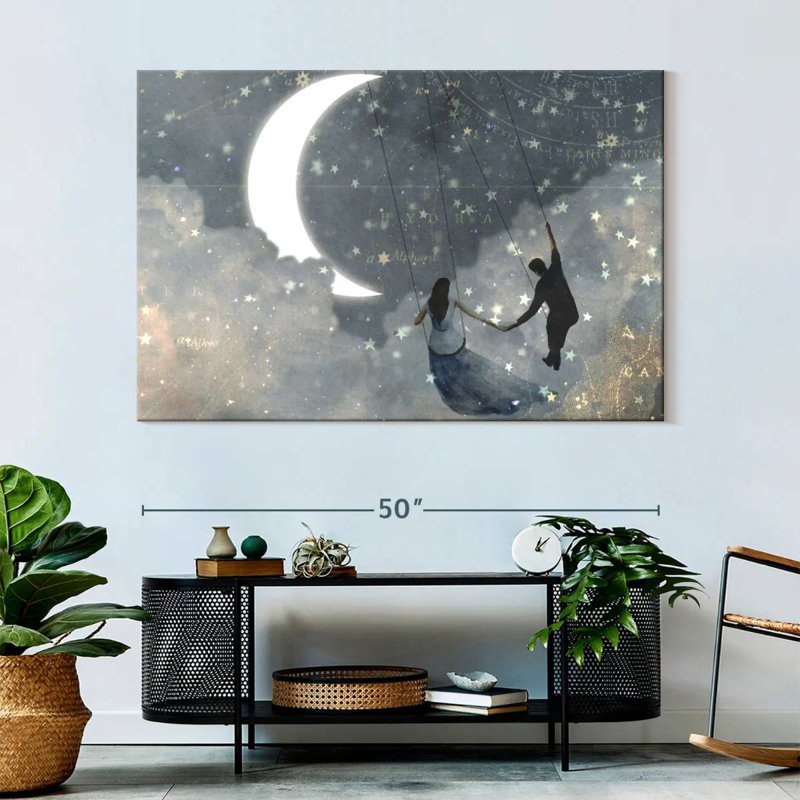 Kelan Magical Celestial Love I, 34" H x 51" W