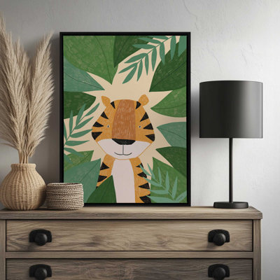 «Tiger Peek-a-Boo» par Rachel Nieman, reproduction d'art