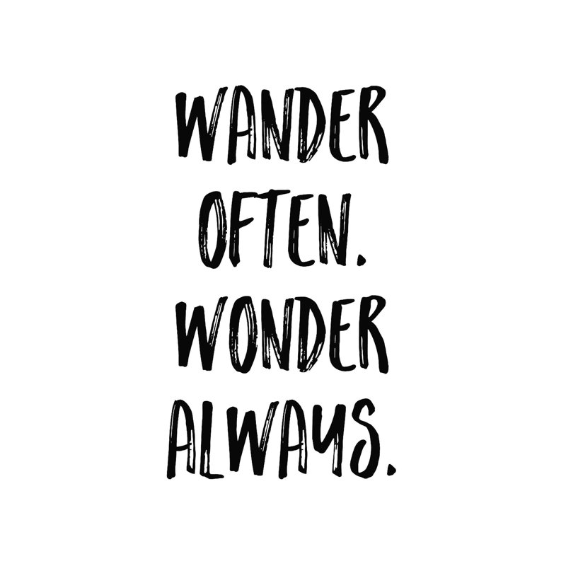 " Wander Wonder ", 12" H x 12" W  