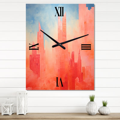 Caldarelli - Skyscrapers Modern Wall Clock