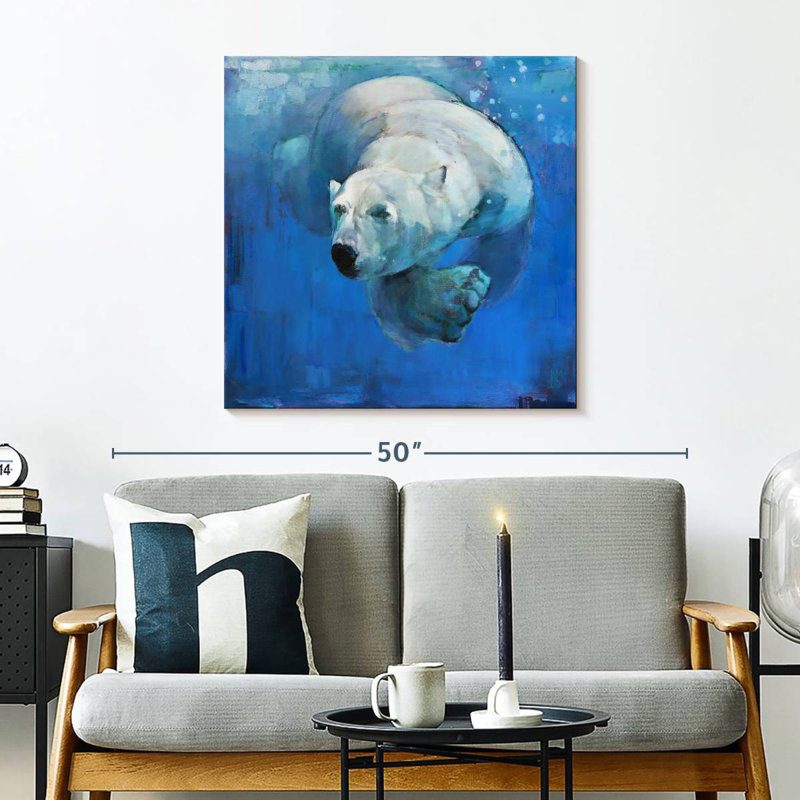 Bleu foncé Brampt, H 30 po x l 30 po