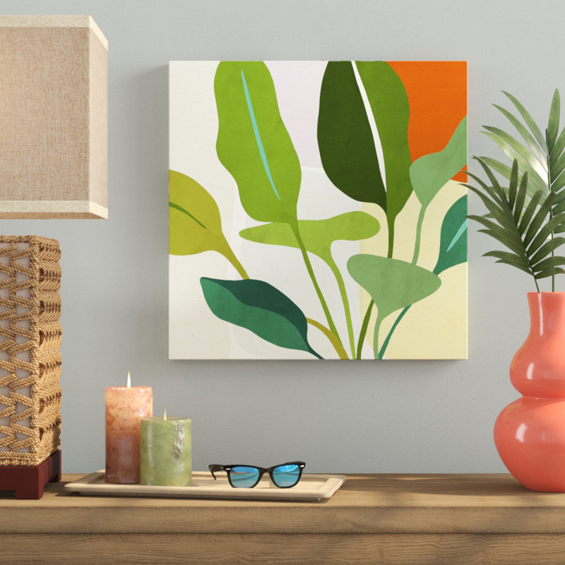 " Tropica II " by Victoria Borges, 20" H x 20" W, Frameless Print, No Frame