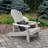 Anette Plastic Folding Adirondack Chair with Ottoman-867373342