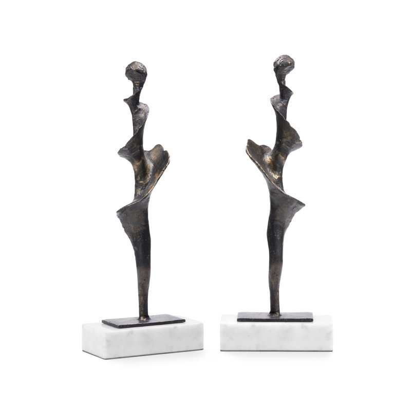 Spiral Statue, 15" H x 6" W x 3" D