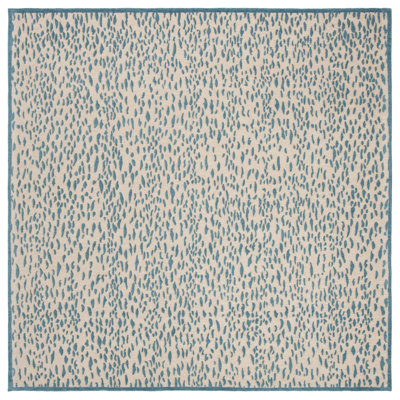 Tapis à imprimé animal tissé à la main Ankit