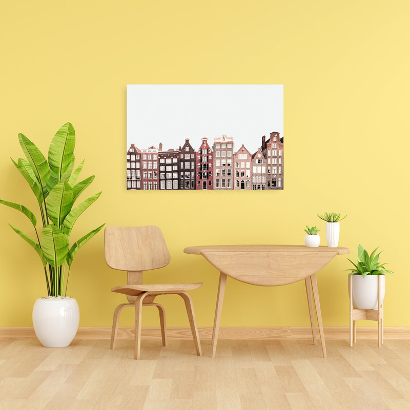 Amsterdam, art contemporain abstrait, impression d'art mural, H 24 po x l 36 po