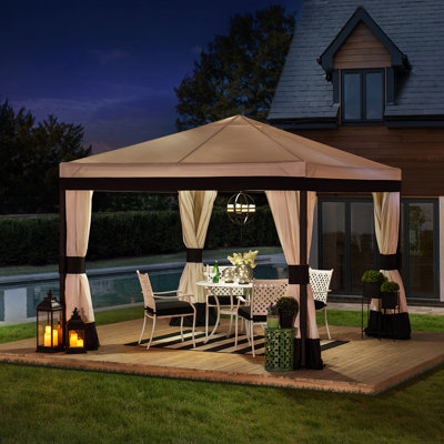 3m x 3m Steel Patio Gazebo