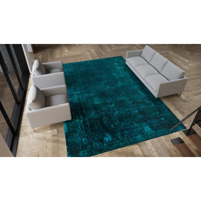 Green Samsara Wool Rug - 9'8" x 13'7"