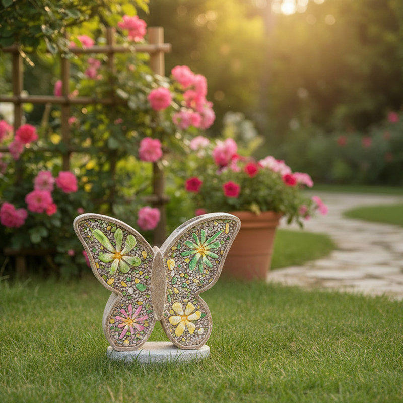 Figurine de jardin solaire à énergie solaire