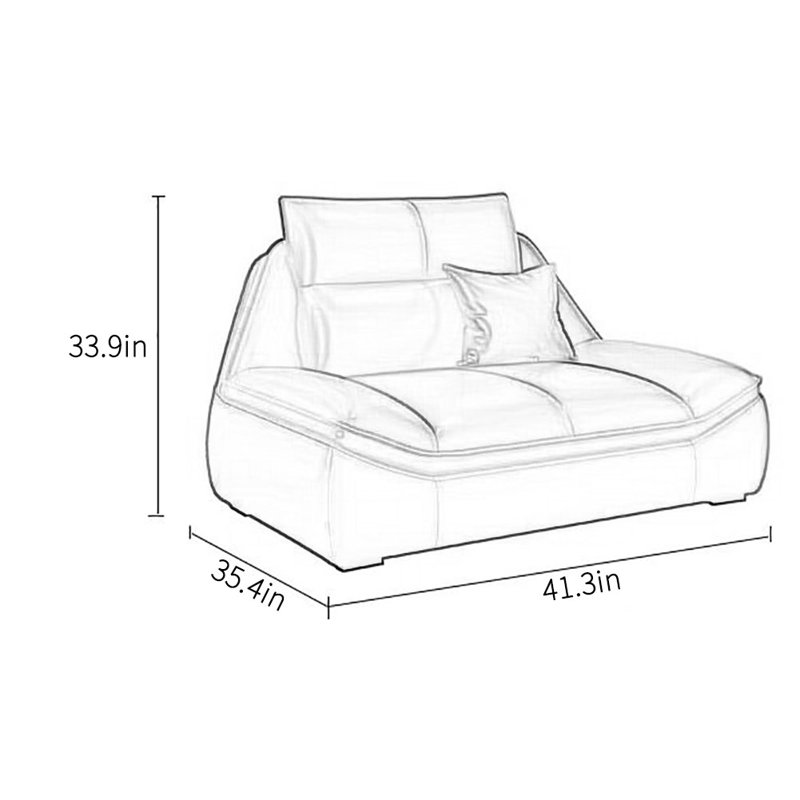 Modern trendy design office sofa