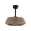 Ventilateur de plafond 19 po avec 4 lumières et télécommande