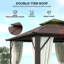 Outsunny 3 x 3(m) Hardtop Gazebo Canopy w/Double Polycarbonate Roof-1924398644