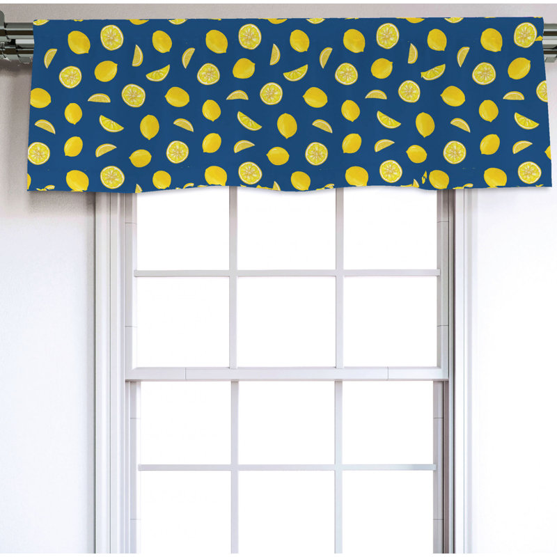 Sateen Ruffled Window Valance