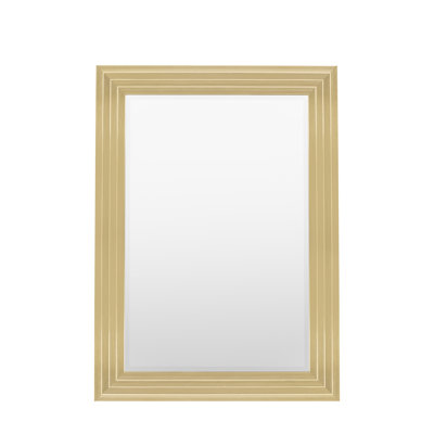 Ritz Gold Rectangle Mirror 109x79cm