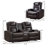 Drennen 3-Piece Power Recliner Home Theater Living Room Set With USB Charging & Storage & Cupholders-102402230