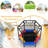 Gymax Hexagon Backyard Trampoline with Safety Enclosure