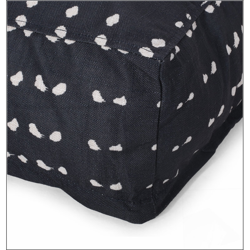 Dalm Fabric Square Pouf,Comfortable choice, multiple functions, classic design, and cozy corners