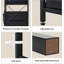 38 cm W Bedside Table-710614034