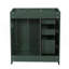 Ensemble de meuble-lavabo autoportant avec cadre en bois massif 30 po, 3 tiroirs et portes à fermeture douce