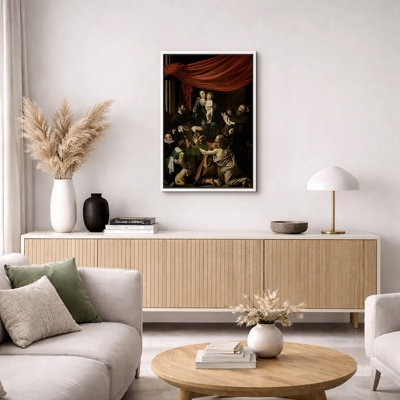 «Madonna with Saints», art baroque, reproduction d'art giclée sur toile