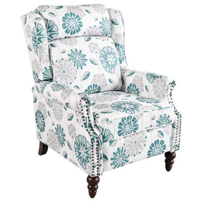 Elander Upholstered Push Back Recliner by Charlton Home