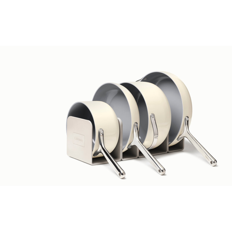 Caraway Non-Toxic Ceramic Nonstick Cookware Set, Cream