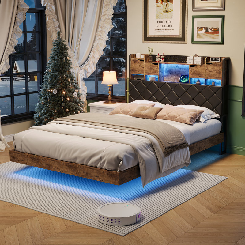Upholstered Storage Bed, European Double (140 x 200 cm)