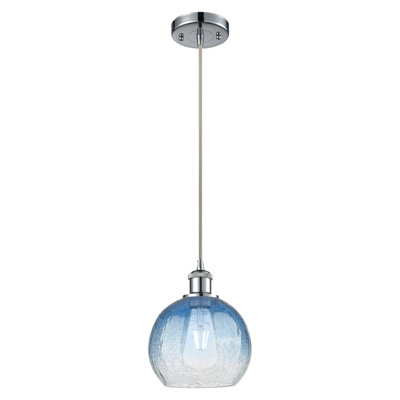 Ballston - Brookhaven Globe - 1 Light 8" Cord Hung Mini Pendant