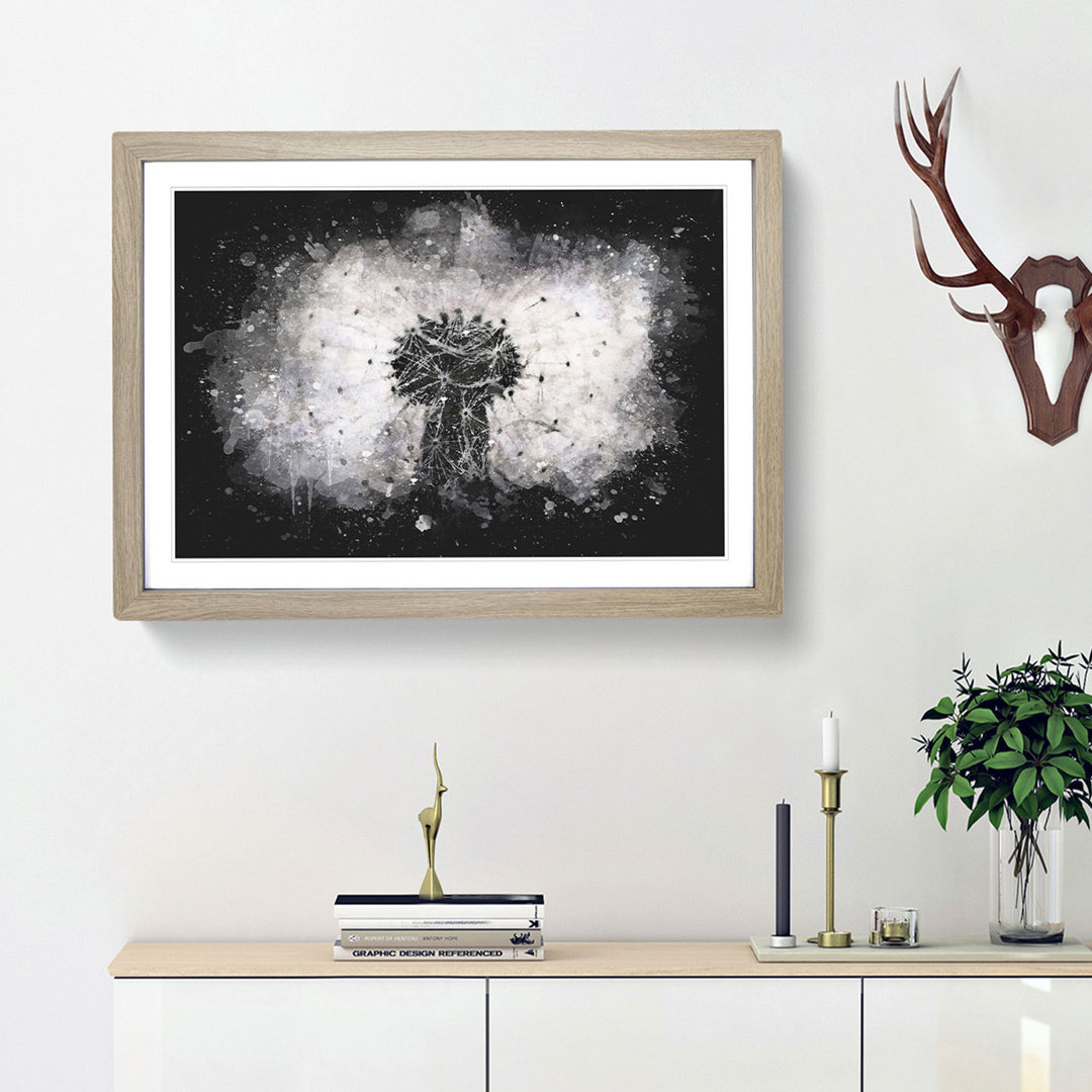 A Dandelion Flower - Picture Frame Graphic Art Print