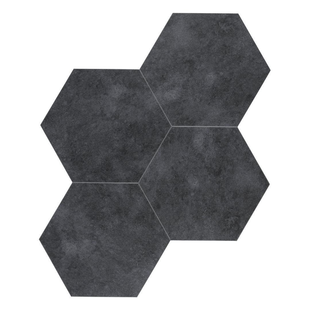 BaseCore HEX 12mil x 5.75" W Peel and Stick Vinyl Plank Flooring Lucida USA 