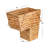 Bertram Handwoven Wicker Stair Basket with Handles-94914951