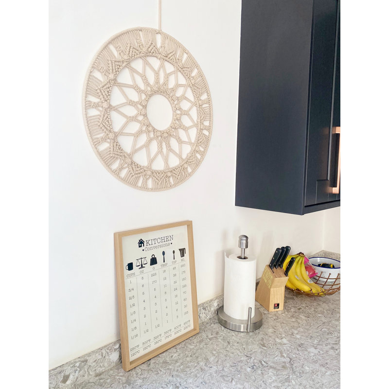 Kitchen Conversions Guide - Single Picture Frame Print on Wood